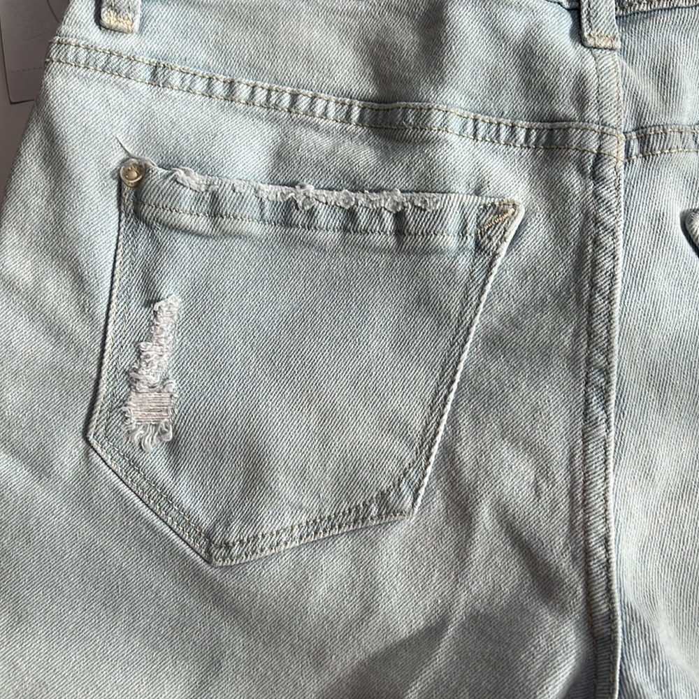 NWT Kensie Vintage Luxe High Rise Denim Shorts SZ-27 - Picture 6 of 12